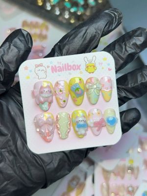 Nailbox Gel Nặn Nổi Form Tròn Nhọn Ngắn