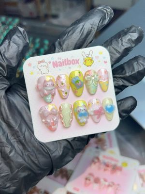 Nailbox Gel Nặn Nổi Form Tròn Nhọn Ngắn